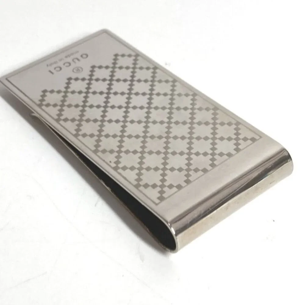 Gucci Money Clip Logo SV 925 Silver